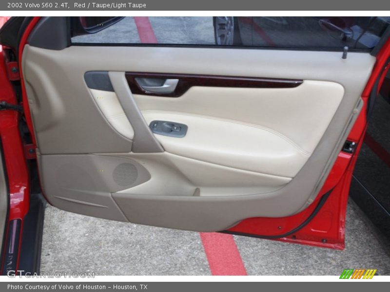 Red / Taupe/Light Taupe 2002 Volvo S60 2.4T