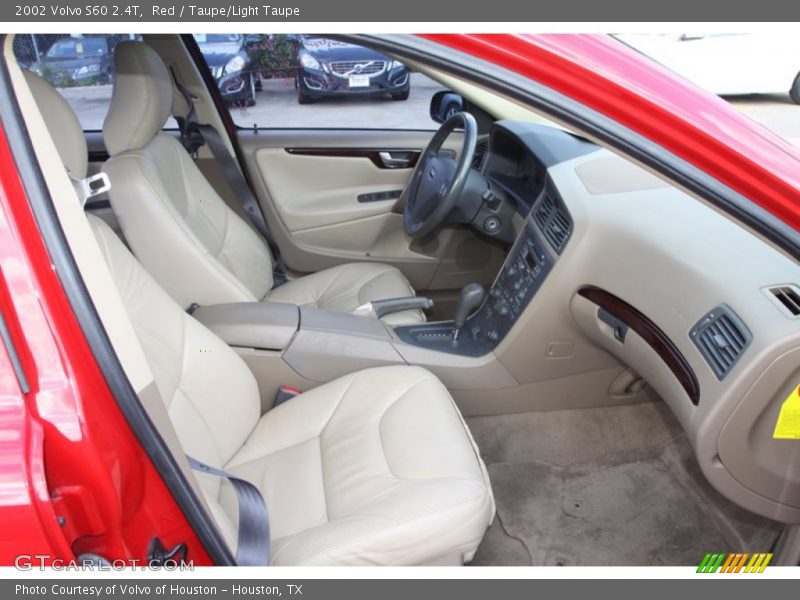 Red / Taupe/Light Taupe 2002 Volvo S60 2.4T