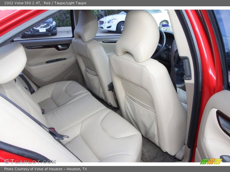 Red / Taupe/Light Taupe 2002 Volvo S60 2.4T