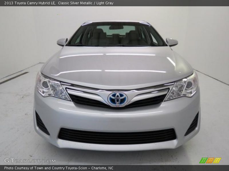 Classic Silver Metallic / Light Gray 2013 Toyota Camry Hybrid LE