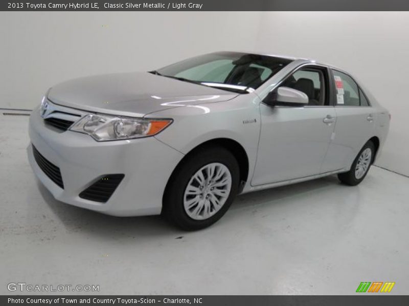 Classic Silver Metallic / Light Gray 2013 Toyota Camry Hybrid LE