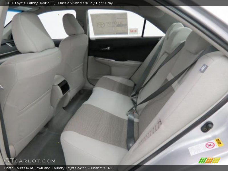 Classic Silver Metallic / Light Gray 2013 Toyota Camry Hybrid LE