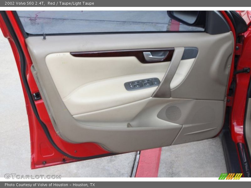 Red / Taupe/Light Taupe 2002 Volvo S60 2.4T
