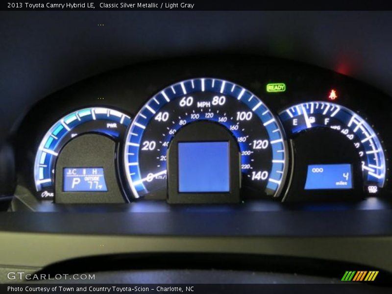 Classic Silver Metallic / Light Gray 2013 Toyota Camry Hybrid LE