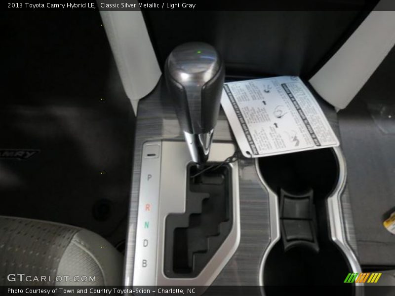 Classic Silver Metallic / Light Gray 2013 Toyota Camry Hybrid LE