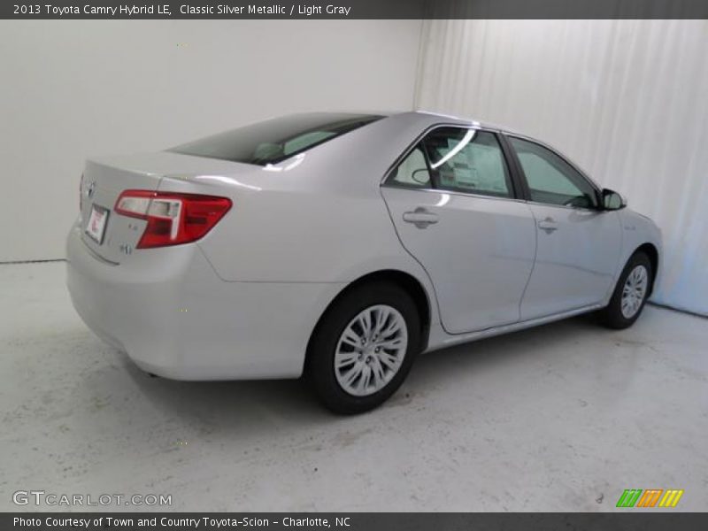 Classic Silver Metallic / Light Gray 2013 Toyota Camry Hybrid LE