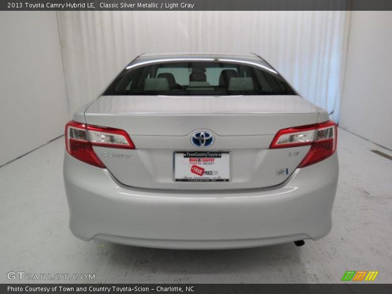 Classic Silver Metallic / Light Gray 2013 Toyota Camry Hybrid LE