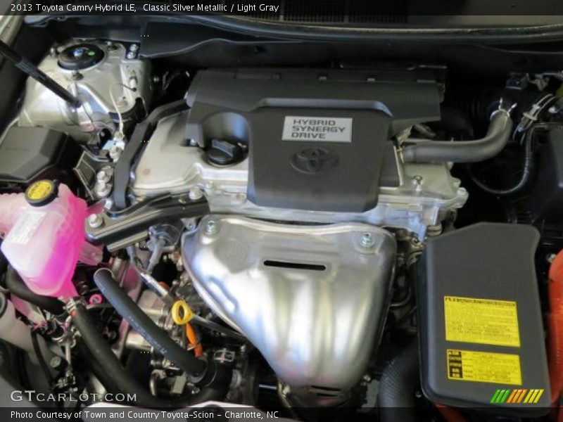 Classic Silver Metallic / Light Gray 2013 Toyota Camry Hybrid LE