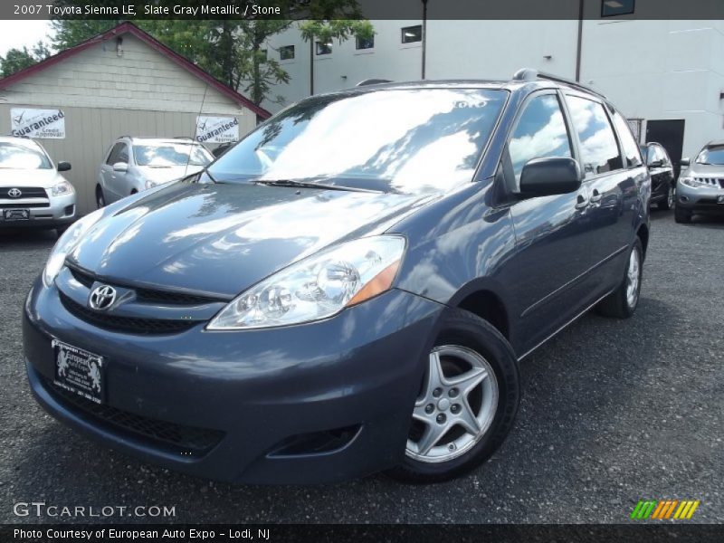 Slate Gray Metallic / Stone 2007 Toyota Sienna LE
