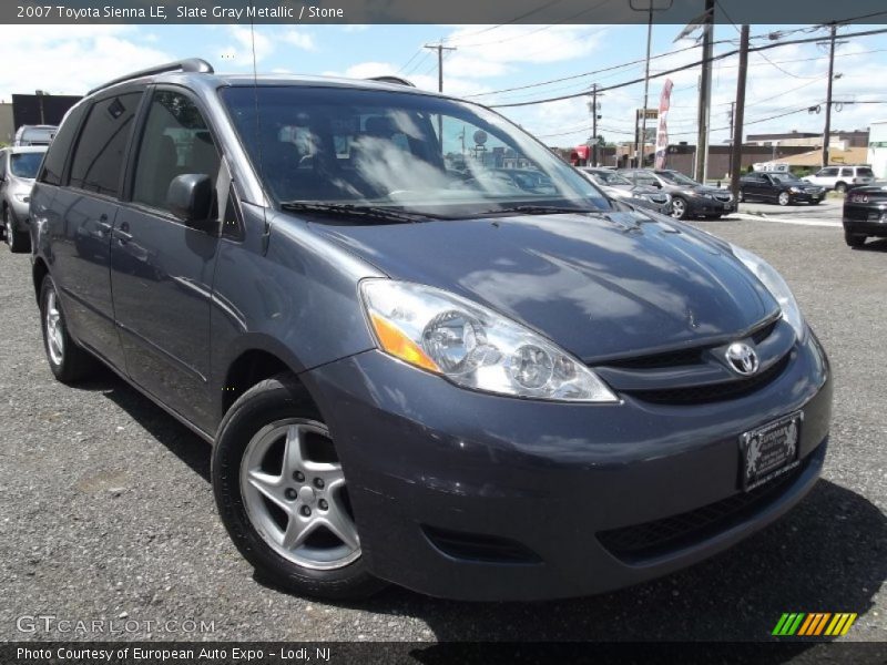 Slate Gray Metallic / Stone 2007 Toyota Sienna LE