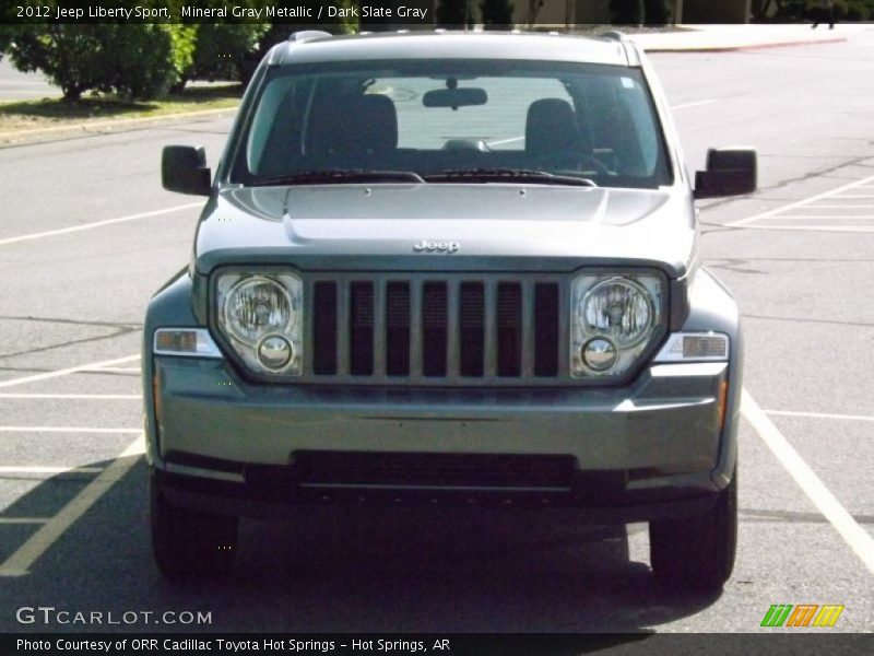 Mineral Gray Metallic / Dark Slate Gray 2012 Jeep Liberty Sport