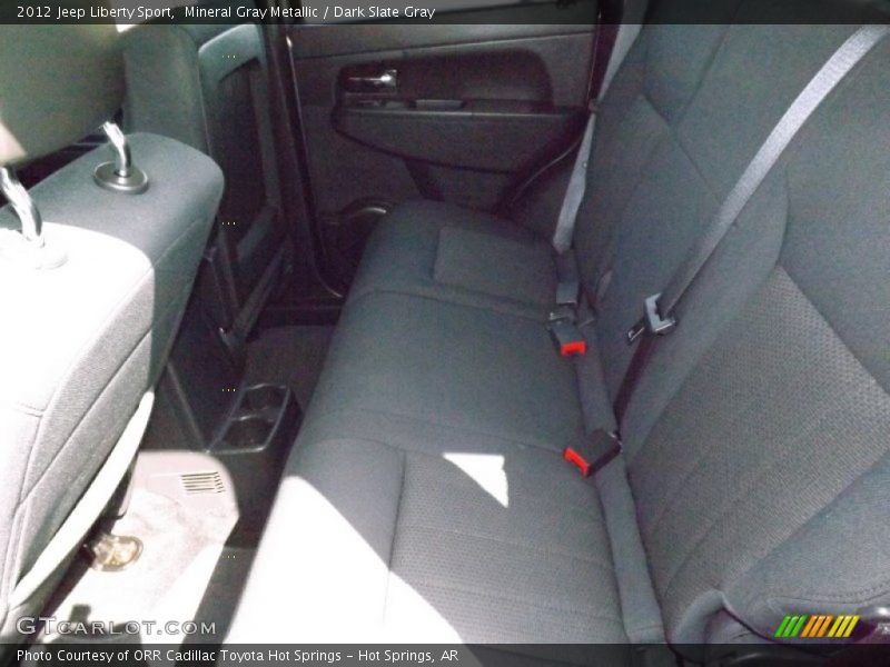 Mineral Gray Metallic / Dark Slate Gray 2012 Jeep Liberty Sport
