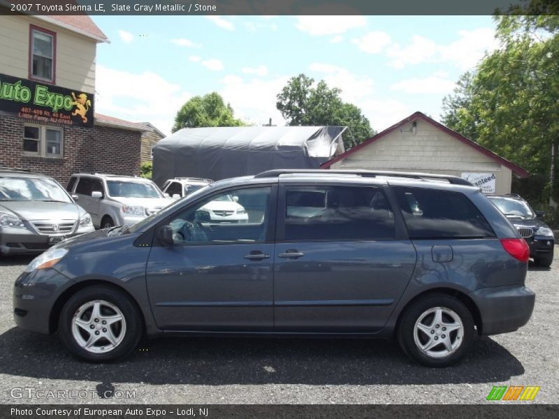 Slate Gray Metallic / Stone 2007 Toyota Sienna LE