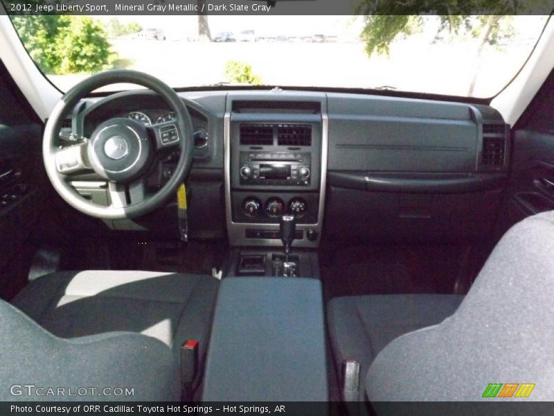 Mineral Gray Metallic / Dark Slate Gray 2012 Jeep Liberty Sport