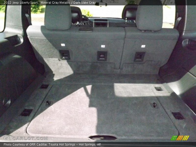 Mineral Gray Metallic / Dark Slate Gray 2012 Jeep Liberty Sport