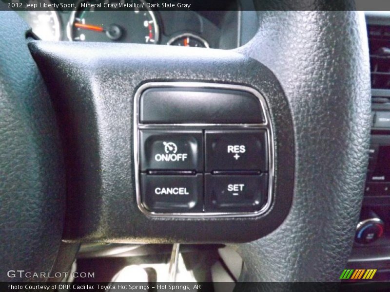 Mineral Gray Metallic / Dark Slate Gray 2012 Jeep Liberty Sport