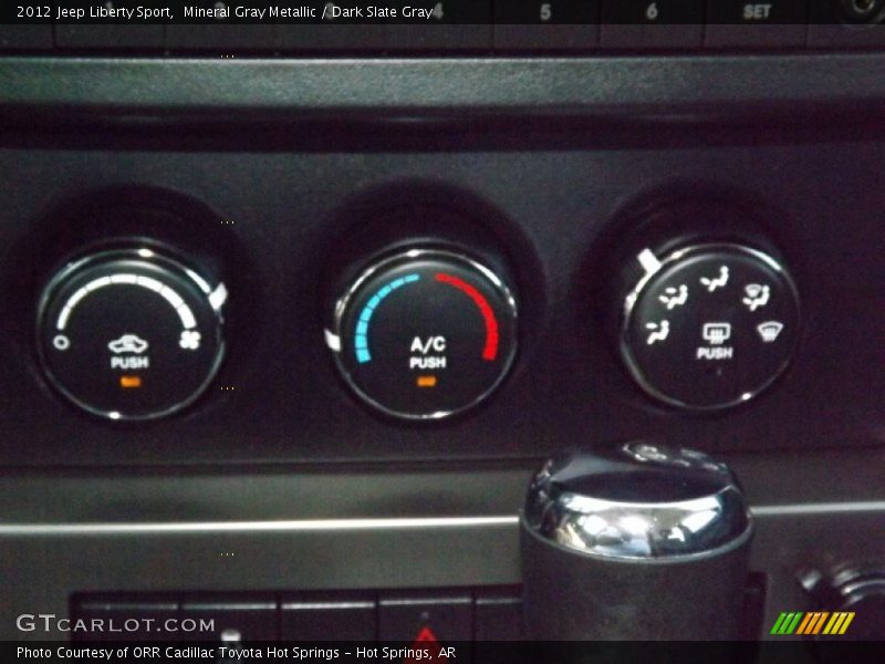 Mineral Gray Metallic / Dark Slate Gray 2012 Jeep Liberty Sport