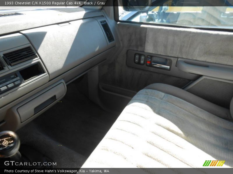 Black / Gray 1993 Chevrolet C/K K1500 Regular Cab 4x4