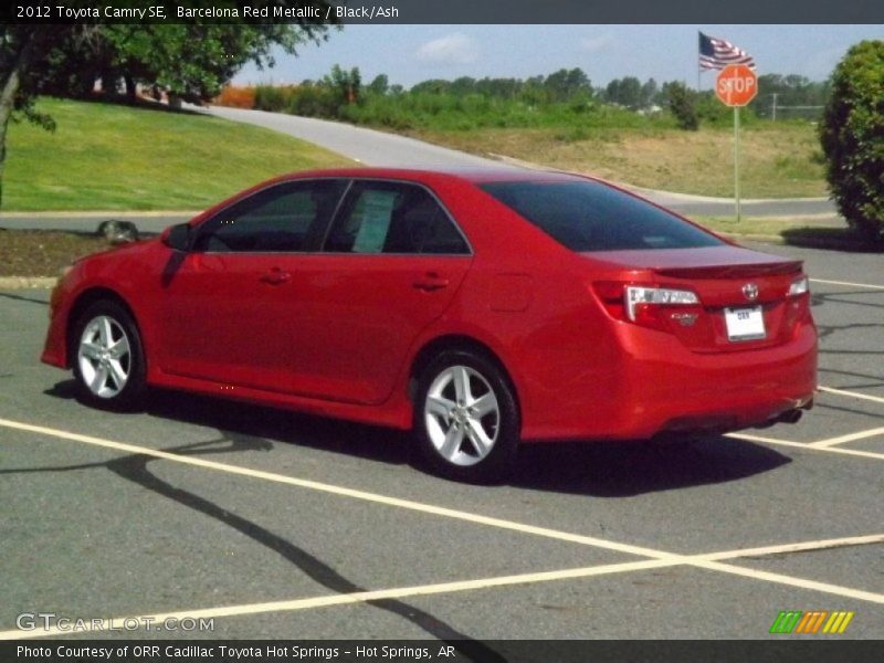 Barcelona Red Metallic / Black/Ash 2012 Toyota Camry SE