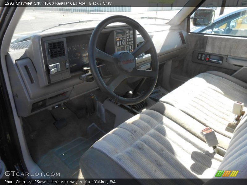 Gray Interior - 1993 C/K K1500 Regular Cab 4x4 
