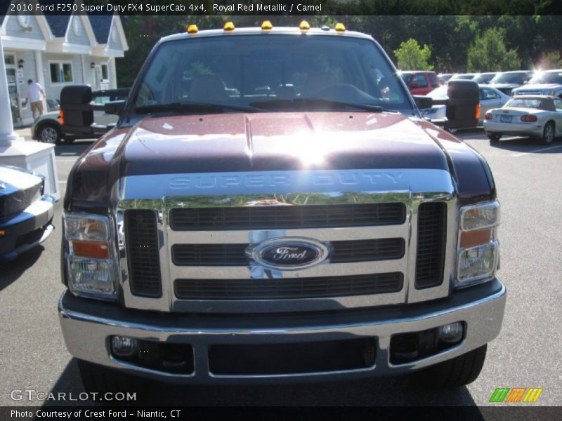 Royal Red Metallic / Camel 2010 Ford F250 Super Duty FX4 SuperCab 4x4