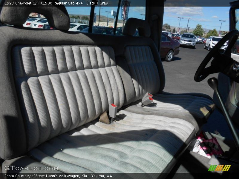 Black / Gray 1993 Chevrolet C/K K1500 Regular Cab 4x4