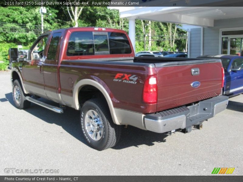 Royal Red Metallic / Camel 2010 Ford F250 Super Duty FX4 SuperCab 4x4
