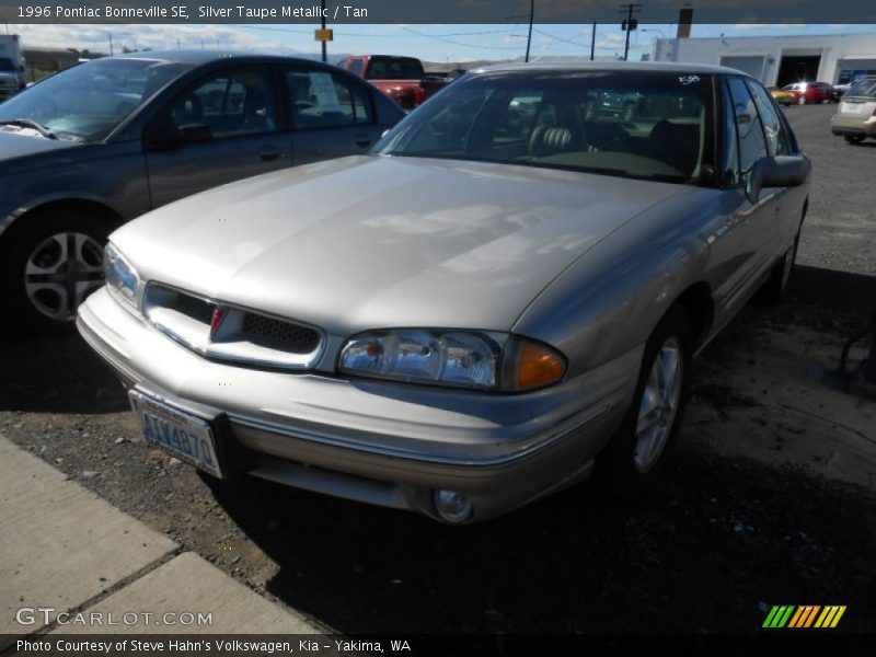 Silver Taupe Metallic / Tan 1996 Pontiac Bonneville SE