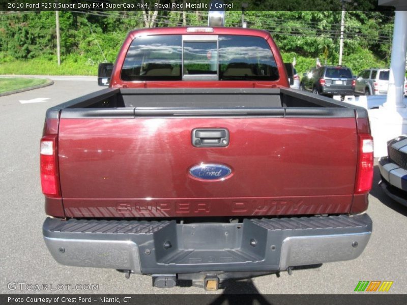 Royal Red Metallic / Camel 2010 Ford F250 Super Duty FX4 SuperCab 4x4