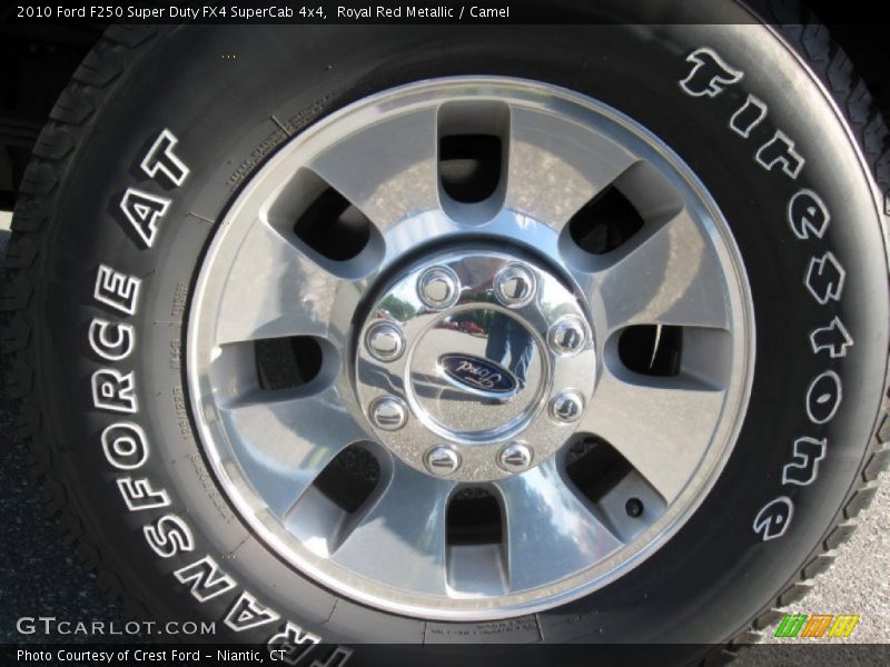 Royal Red Metallic / Camel 2010 Ford F250 Super Duty FX4 SuperCab 4x4
