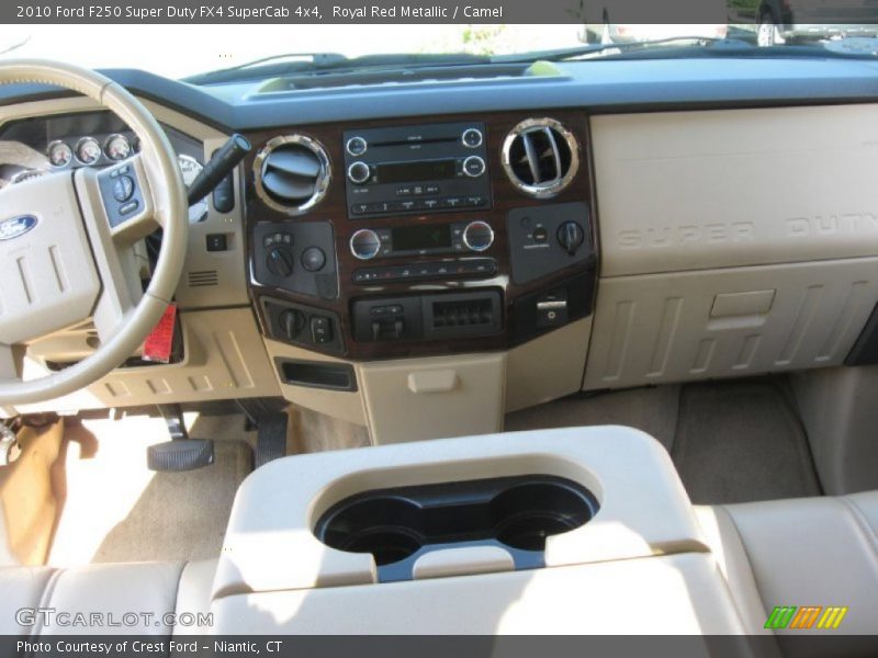 Royal Red Metallic / Camel 2010 Ford F250 Super Duty FX4 SuperCab 4x4