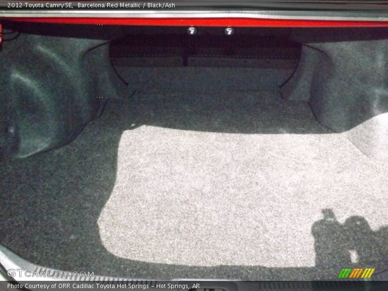 Barcelona Red Metallic / Black/Ash 2012 Toyota Camry SE