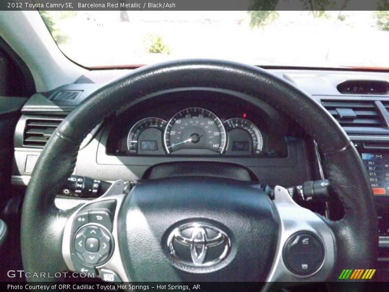 Barcelona Red Metallic / Black/Ash 2012 Toyota Camry SE