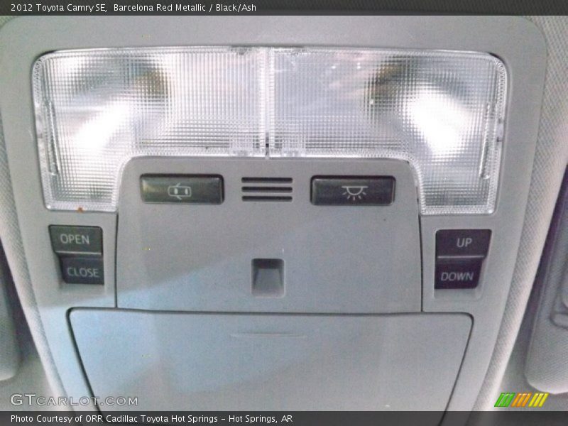 Barcelona Red Metallic / Black/Ash 2012 Toyota Camry SE