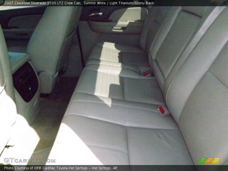 Summit White / Light Titanium/Ebony Black 2007 Chevrolet Silverado 1500 LTZ Crew Cab