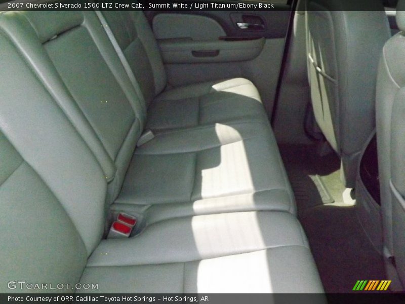 Summit White / Light Titanium/Ebony Black 2007 Chevrolet Silverado 1500 LTZ Crew Cab