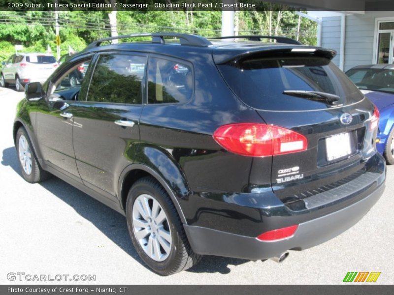 Obsidian Black Pearl / Desert Beige 2009 Subaru Tribeca Special Edition 7 Passenger