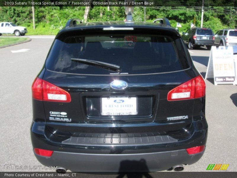 Obsidian Black Pearl / Desert Beige 2009 Subaru Tribeca Special Edition 7 Passenger