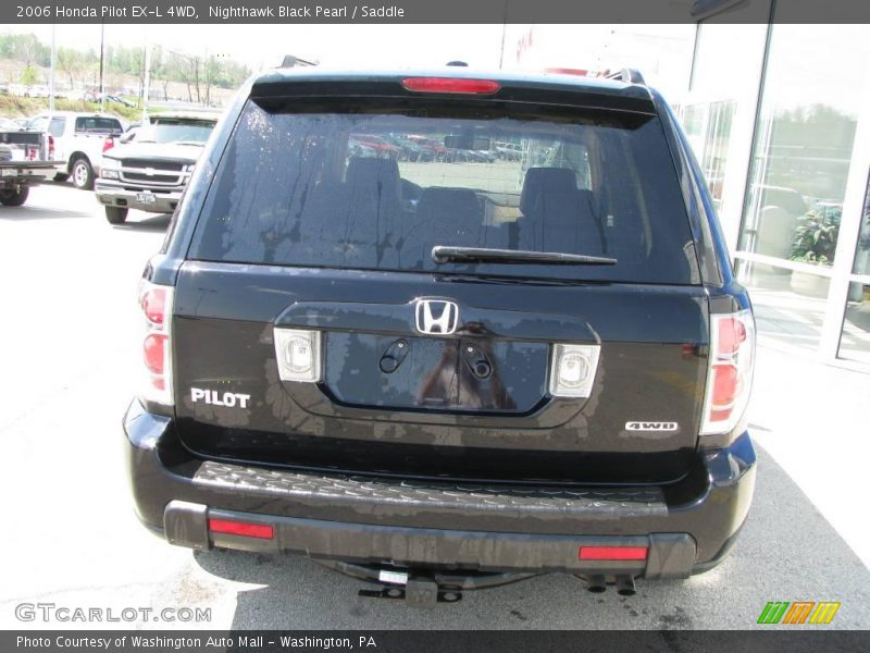 Nighthawk Black Pearl / Saddle 2006 Honda Pilot EX-L 4WD