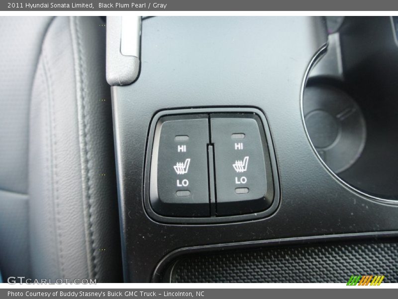 Black Plum Pearl / Gray 2011 Hyundai Sonata Limited