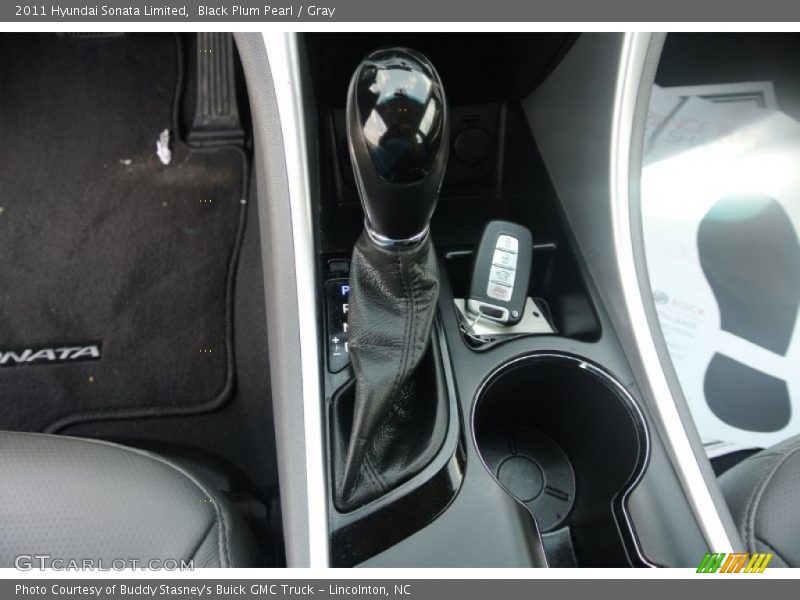 Black Plum Pearl / Gray 2011 Hyundai Sonata Limited