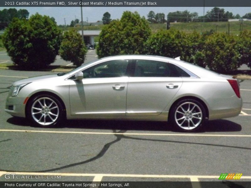 Silver Coast Metallic / Medium Titanium/Jet Black 2013 Cadillac XTS Premium FWD