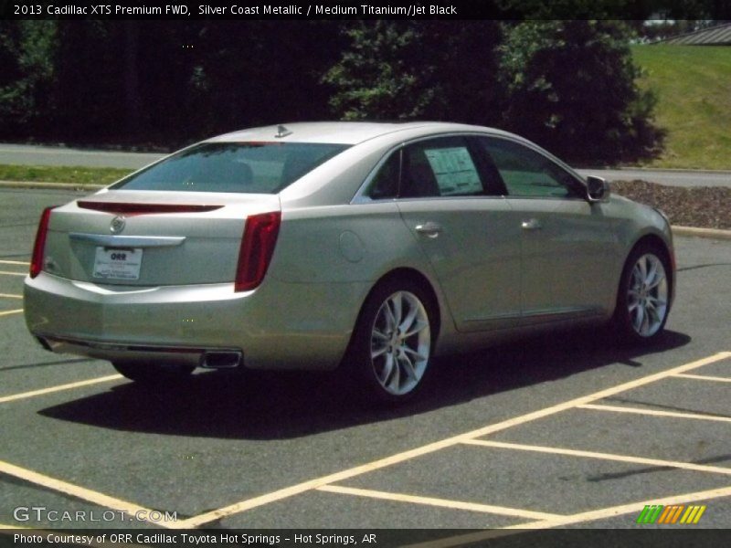 Silver Coast Metallic / Medium Titanium/Jet Black 2013 Cadillac XTS Premium FWD