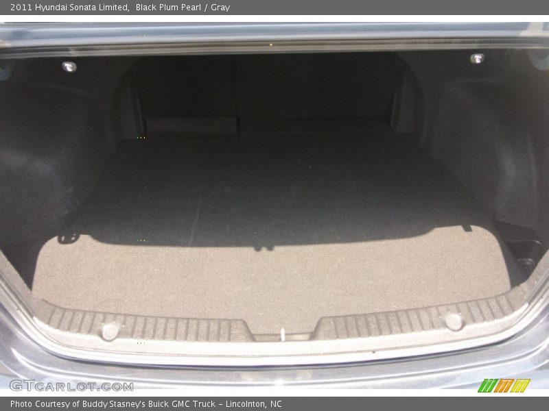 Black Plum Pearl / Gray 2011 Hyundai Sonata Limited