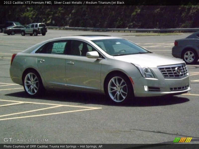 Silver Coast Metallic / Medium Titanium/Jet Black 2013 Cadillac XTS Premium FWD