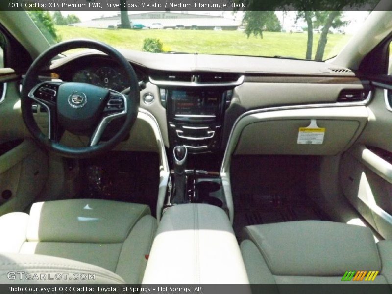 Silver Coast Metallic / Medium Titanium/Jet Black 2013 Cadillac XTS Premium FWD