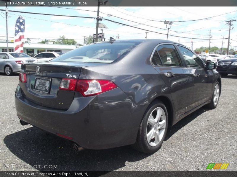 Grigio Metallic / Taupe 2010 Acura TSX Sedan