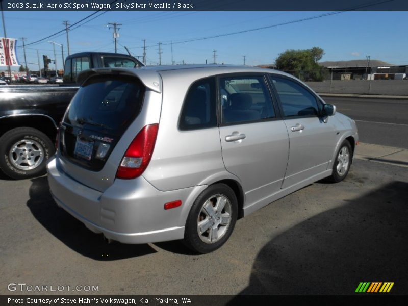 Silky Silver Metallic / Black 2003 Suzuki Aerio SX Sport Wagon