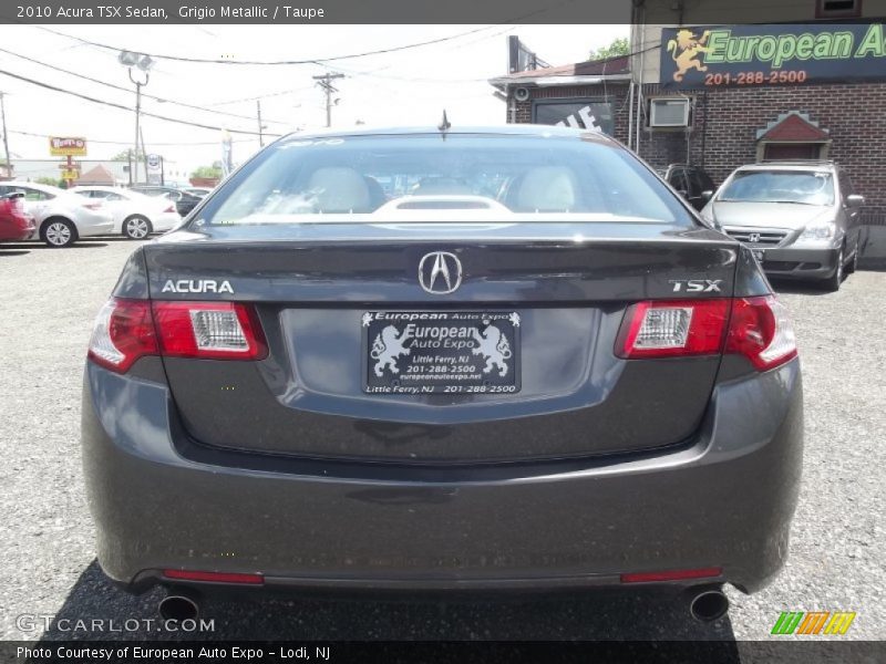 Grigio Metallic / Taupe 2010 Acura TSX Sedan