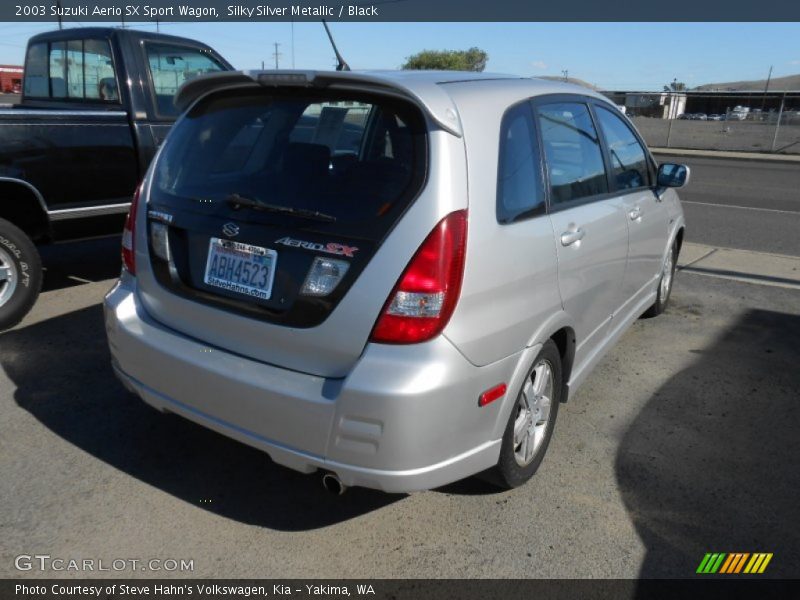 Silky Silver Metallic / Black 2003 Suzuki Aerio SX Sport Wagon